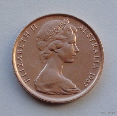 Австралия 2 цента, 1967