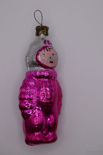Елочная игрушка "Космонавт". "Ракета". "Космос". Пропаганда. СССР.
