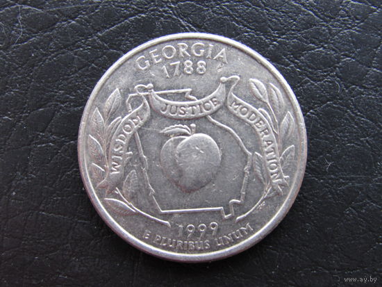 1\4 доллара,1999 Джорджия. США.