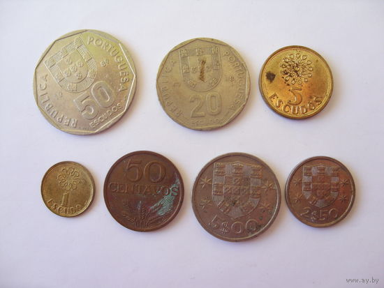 Монеты Португалии. Все одним лотом.