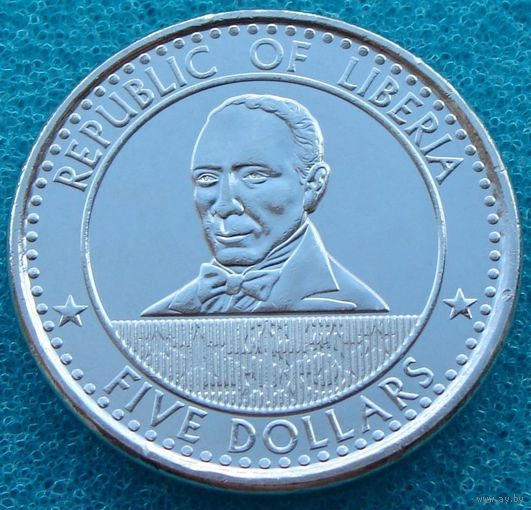 Либерия. 5 долларов 2022 года  UC#1