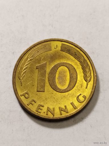 Германия 10 пфенинг 1995 J