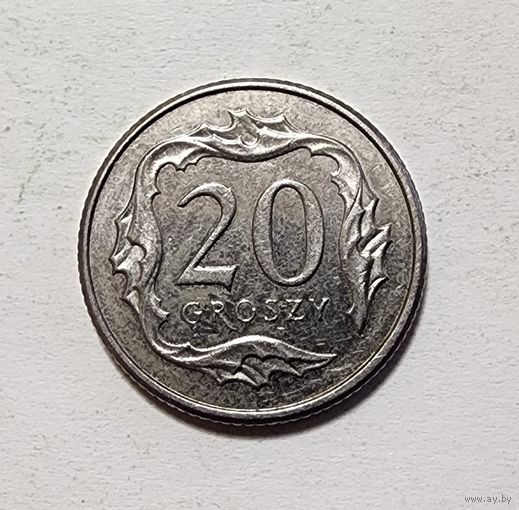 Польша 20 грошей, 2014