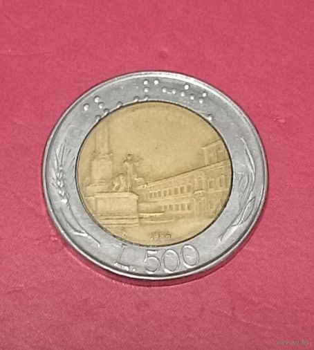 500 лир 1984г. Италия