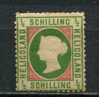 Остров Гельголанд - 1869/1873 - Королева Виктория 1/2 S - [Mi.6x] - 1 марка. MH.  (Лот 15JJ)-TG2P35