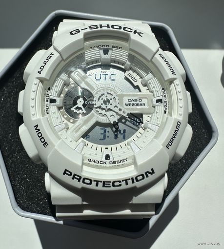 Часы наручные муж. Casio GA-110MW-7A Белые