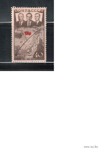 СССР-1938, (Заг.499),  * ,  1-й перелет СССР-США, Авиация