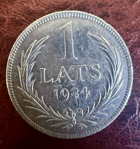 Латвия 1 лат 1924г