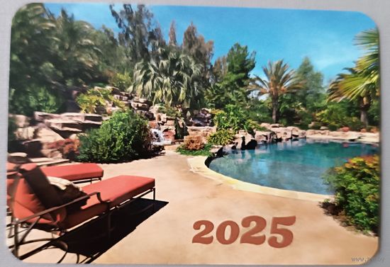 Лето. Отдых. Курорт. Календарик, глянец, 2025