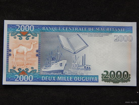 Мавритания 2000 угий 2011г.UNC