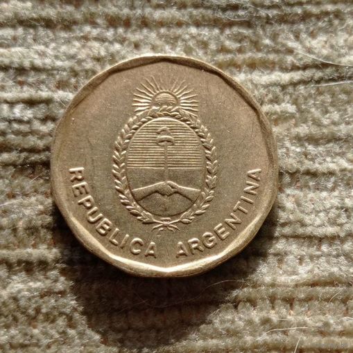 Werty71 Аргентина 10 сентаво 1987