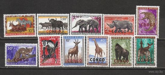 ФФ2 Бельгийская Конго 1959 Фауна