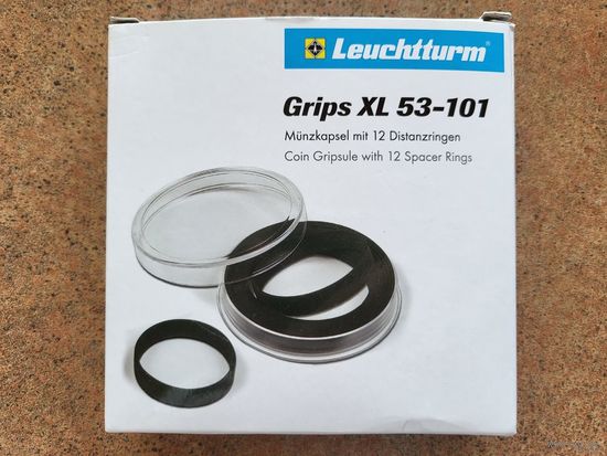 Капсула для монет Leuchtturm CAPS XL 53-101 мм! Капсула на килограммовик! Германия, Лёйхтурм, Leuchtturm! ВОЗМОЖЕН ОБМЕН!