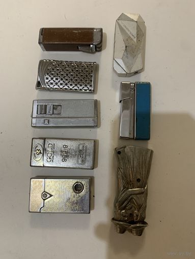 Зажигалки 7 штук