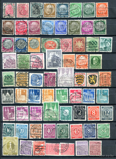 Германия, Рейх - 65+ марок - гашёные. #O-W-86-B-2