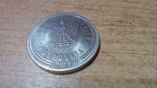 1 злотый 2020 года Польша