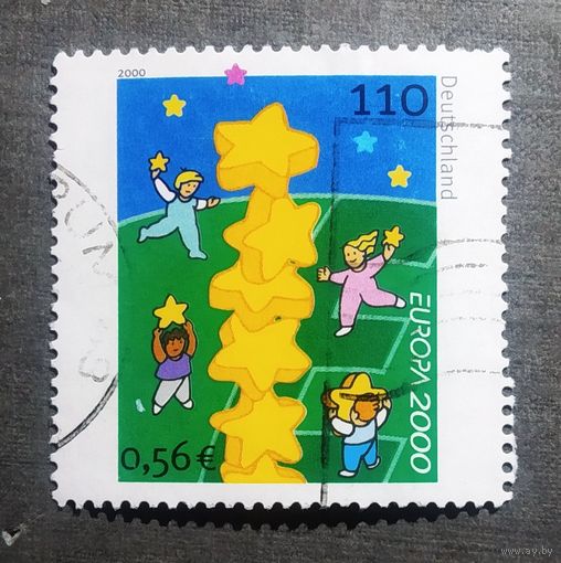 Марка Германия 2000 год