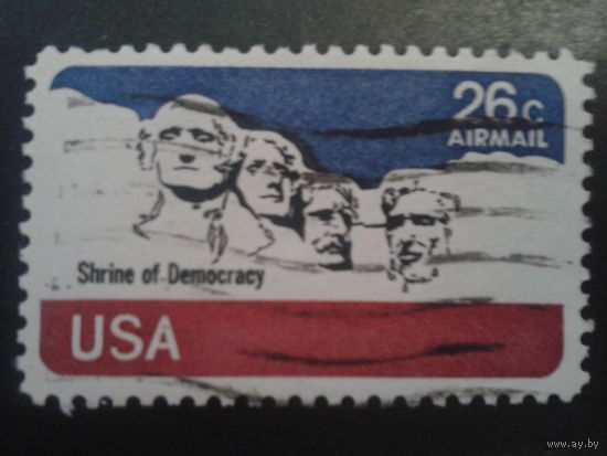 США 1974 авиапочта, нац. мемориал