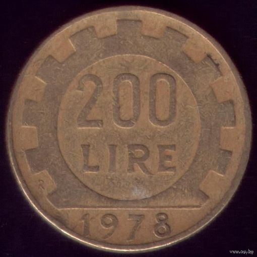 200 Лир 1978 год Италия
