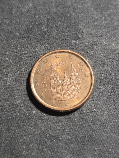 Испания 1 евроцент 2012