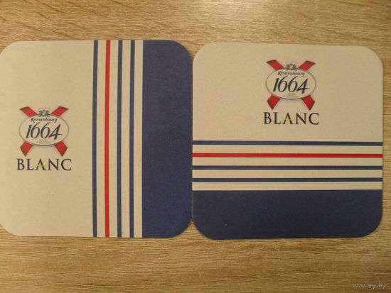 ПОДСТАВКА ПОД ПИВО "KRONENBOURG 1664 BLANC"