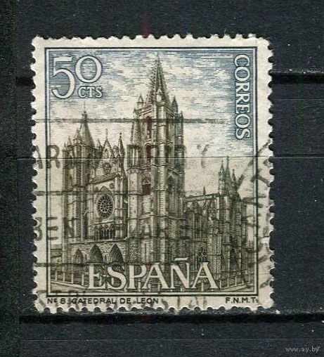 Испания - 1964 - Достопримечательности. Леонский собор - [Mi. 1520] - полная серия - 1 марка. Гашеная.  (LOT AD51)