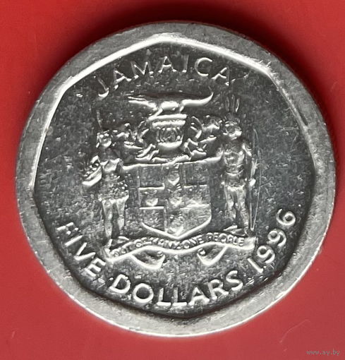 46-08 Ямайка 5 долларов 1996 г.