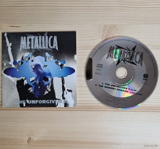 Metallica - The Unforgiven II (CD, Europe, 1998, лицензия) Cardboard Sleeve