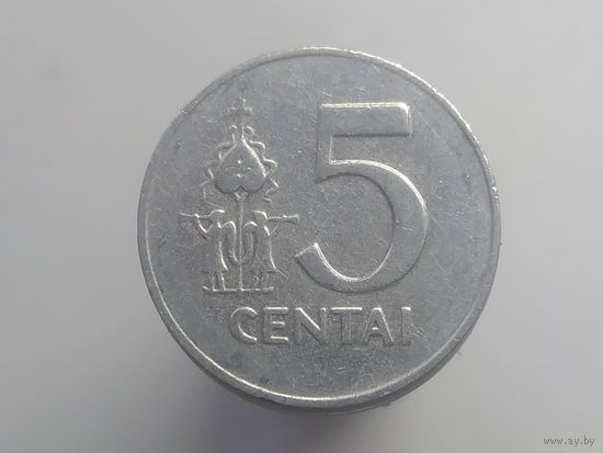 5 центов Литва 1991 год  лот 42