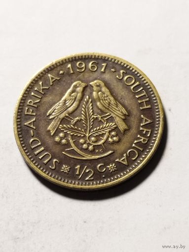 ЮАР 1/2 цента 1961