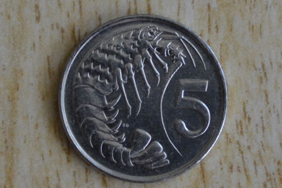 Каймановы острова 5 центов 1999 с 1 руб