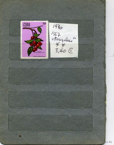 КУБА   ФАУНА, 1м из серии  "КОНЦЕВИК"  1970  (На " скане" справочно приведены номера и цены по Mlichei)
