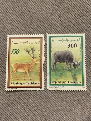 Тунис 1990. Дикие животные. Марки из серии
