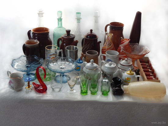 Посуда и прочее. 48 предметов с 1 рубля!