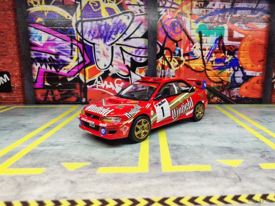 Коллекционная модель 1/64 OKM64 Subaru Impreza WRC Winfield