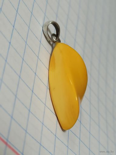 Кулон Подвеска Янтарь  Серебро ? С 1 рубля