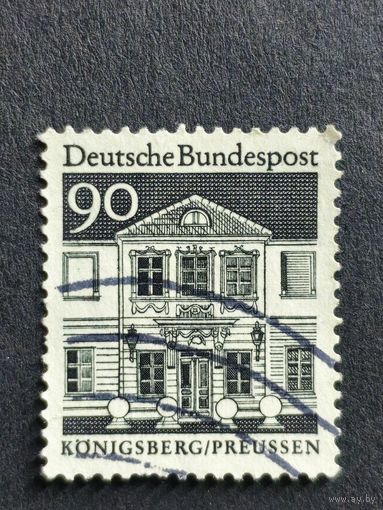 Германия 1966. Здания Германии 12 века. Женская семинария Цшокке, Кенигсберг / Пруссия