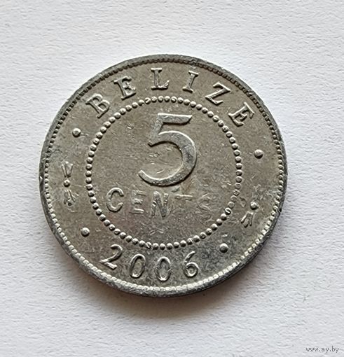 Белиз 5 центов, 2006
