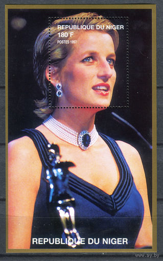 Нигер - 1997г. - принцесса Диана - 1 блок - MNH. Без МЦ!