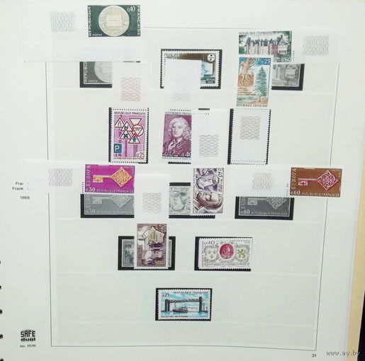 ФРАНЦИЯ.Хронология.РАСПРОДАЖА АЛЬБОМА ПОСТРАНИЧНО !Могут встречаться аккуратные наклейки! СОСТОЯНИЕ НА ФОТО !