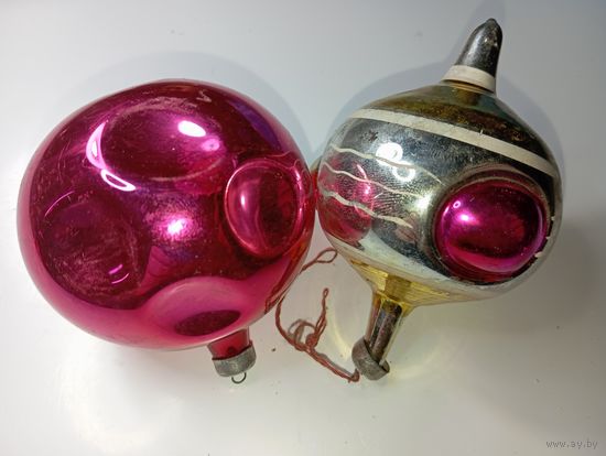 Ёлочные игрушки - Фонарики . СССР .