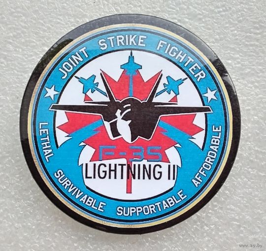 Истребитель-бомбардировщик F-35 Lightning II. Канада. (Жесть, 56 мм.)