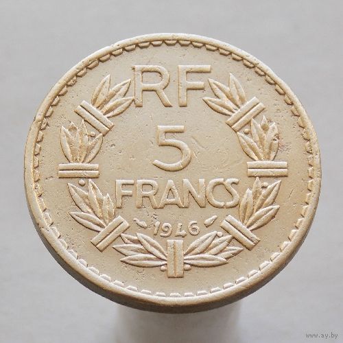 Франция 5 франков 1946