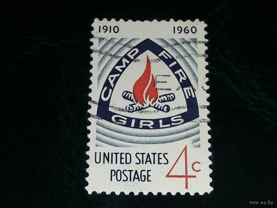 США 1960 год. 50 лет организации девушек-пожарных