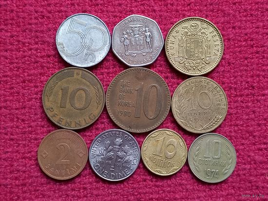 Лот монет Мира