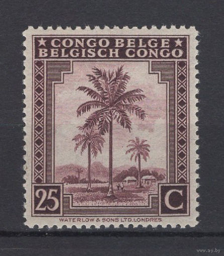 Бельгийское Конго / BELGISCH CONGO 1942** 25с, Пальмы, Бельгийские колонии