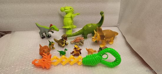 Динозавры Деагостини + разные фигурки динозавров. 18
