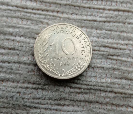 Werty71 Франция 10 сантимов 1981