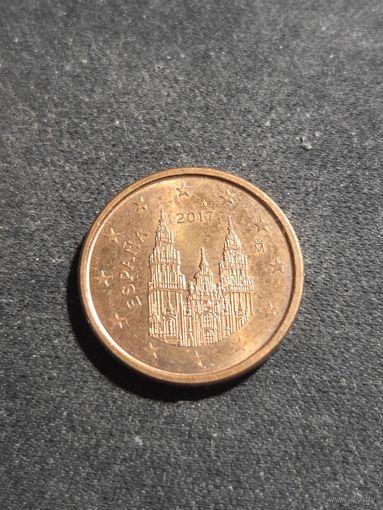 Испания 1 евроцент 2017