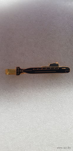 Зажим для галстука подводная лодка горячая эмаль*